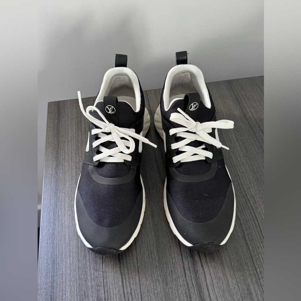 Louis Vuitton Black Nylon and Fabric Aftergame Sneakers Size 37